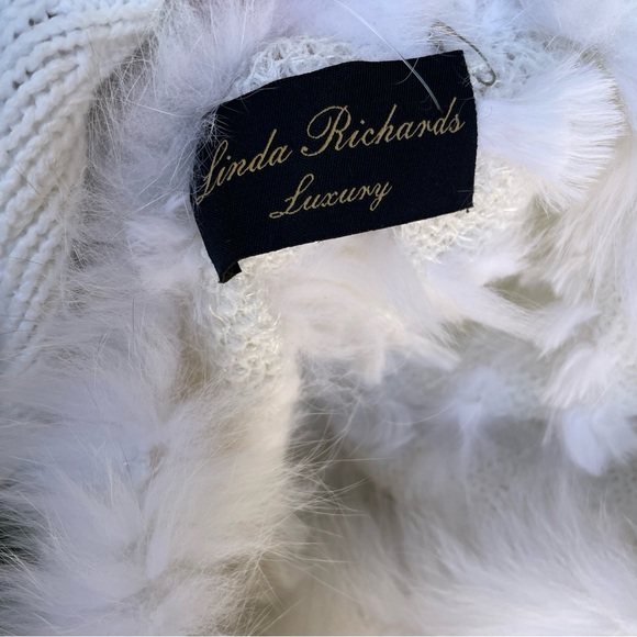 COPY - Linda Richards Rex rabbit luxury tube top skirt large shawl accessory - Picture 4 of 5